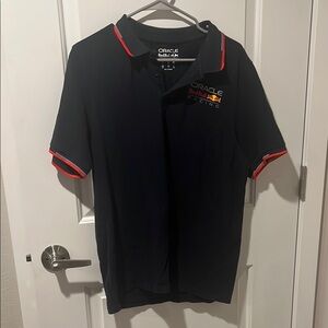 Red Bull Racing Men's Black Polo Shirt